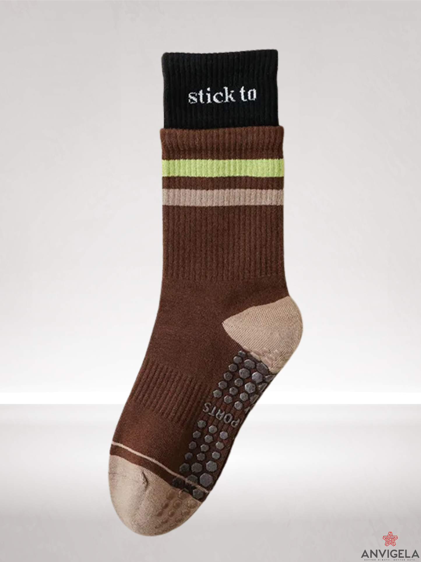Cotton Non-Slip Yoga Fitness Socks
