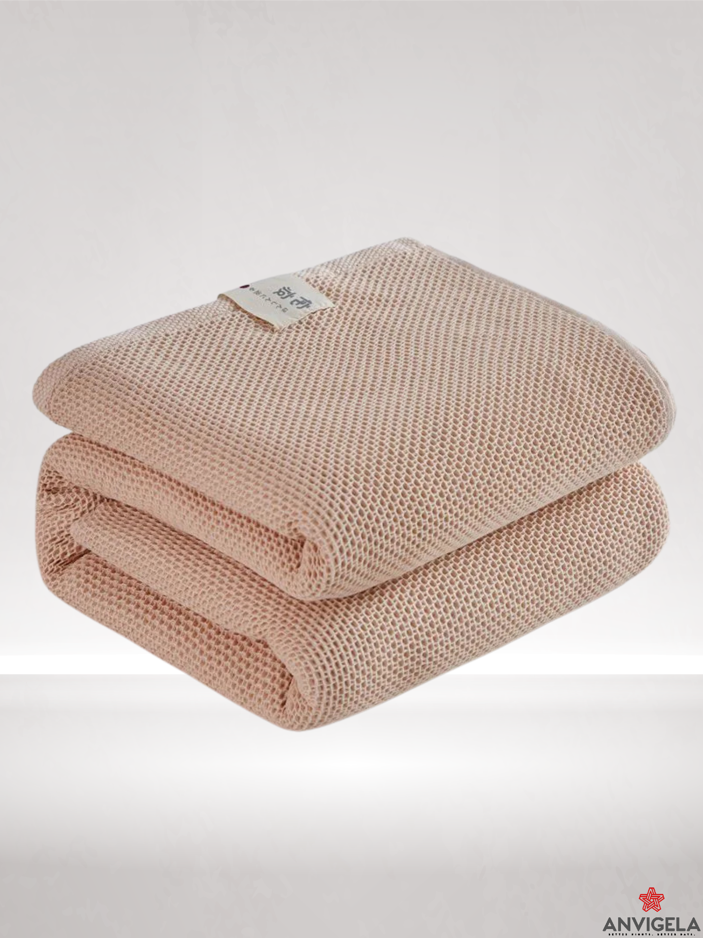 Cotton Waffle Blanket for Bed and Sofa