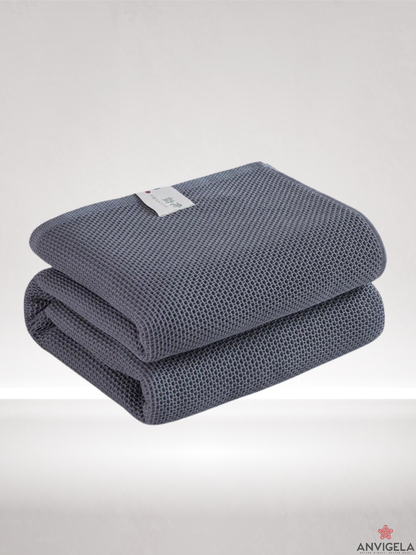 Cotton Waffle Blanket for Bed and Sofa