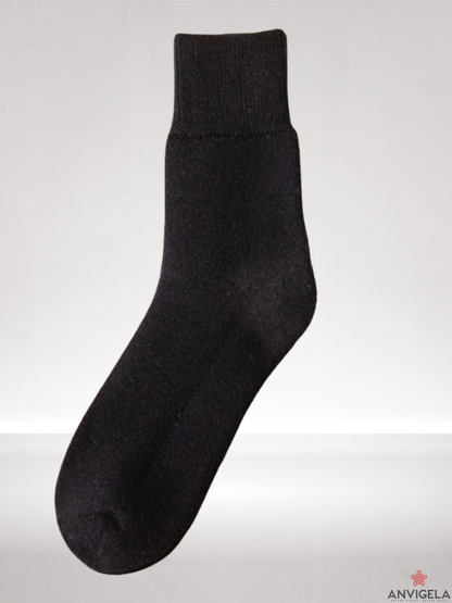 Warm Wool Mid-Calf Winter Socks