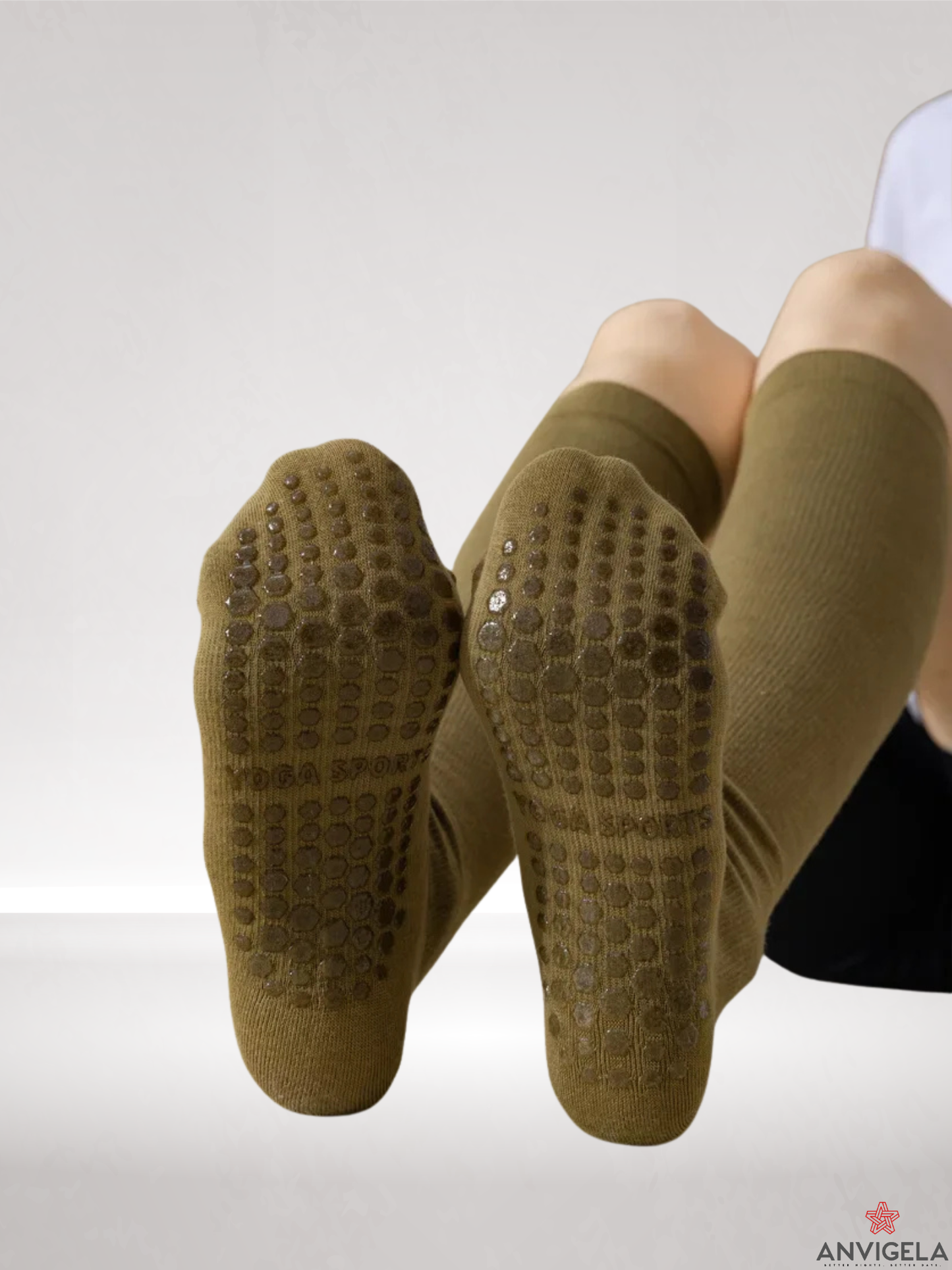 Women Silicone Grip Compression Socks