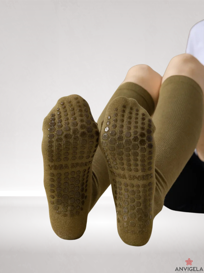 Women Silicone Grip Compression Socks