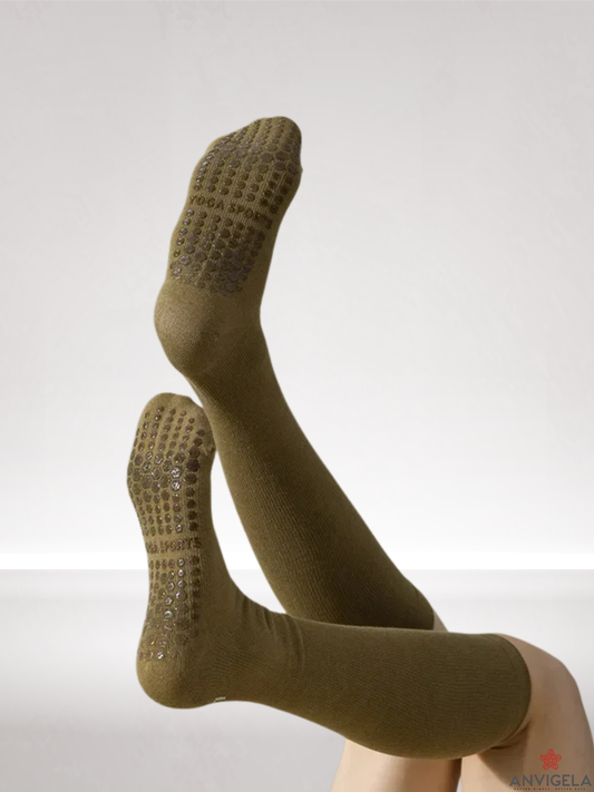 Women Silicone Grip Compression Socks
