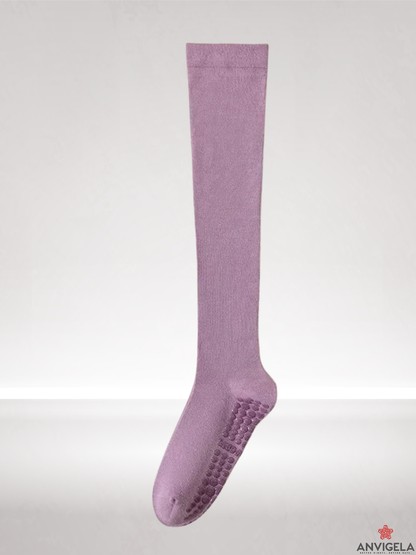 Women Silicone Grip Compression Socks