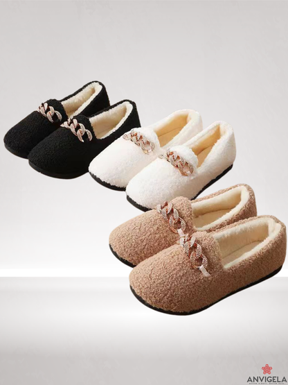 Women Warm Plush Slippers