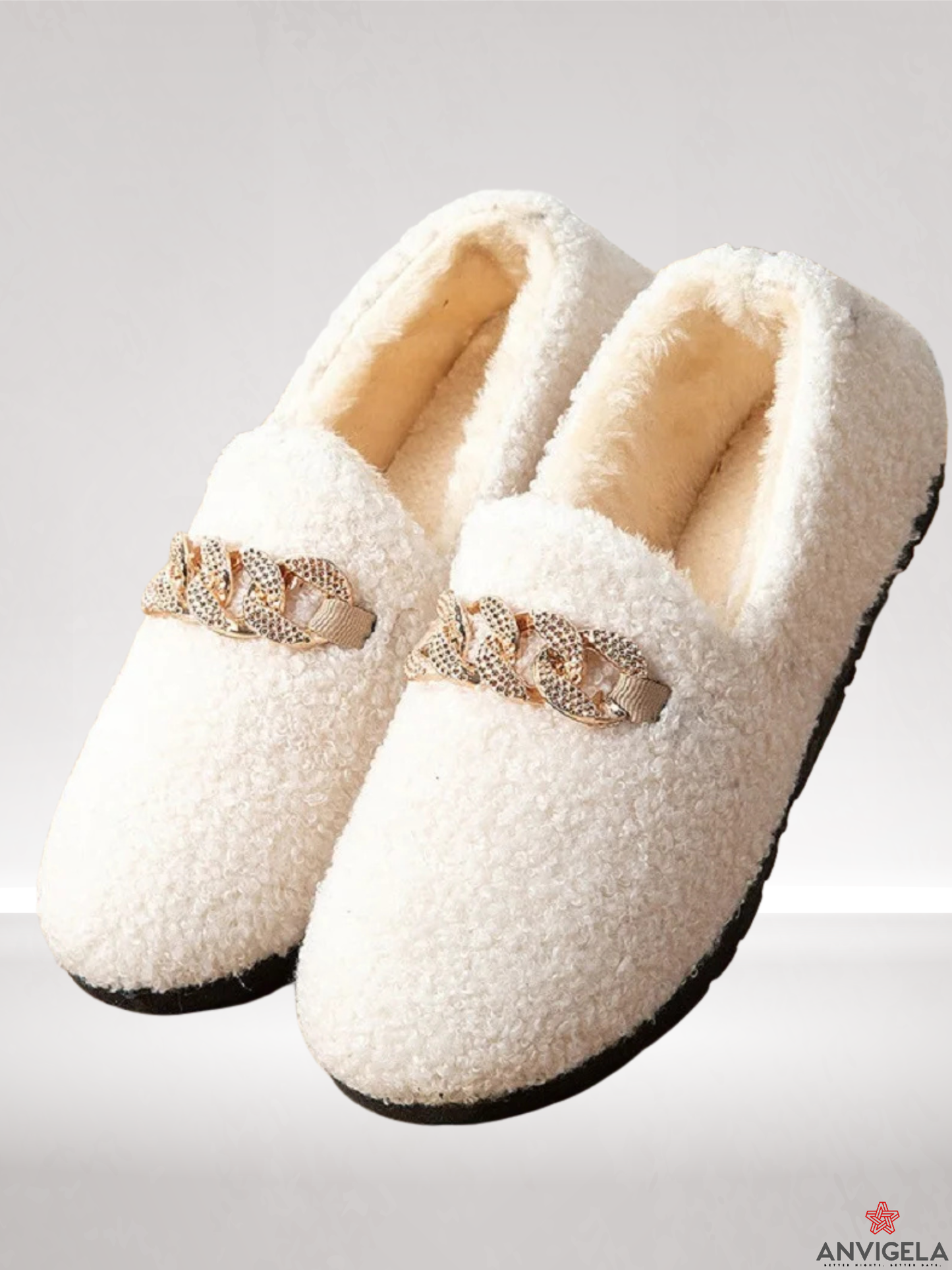 Women Warm Plush Slippers