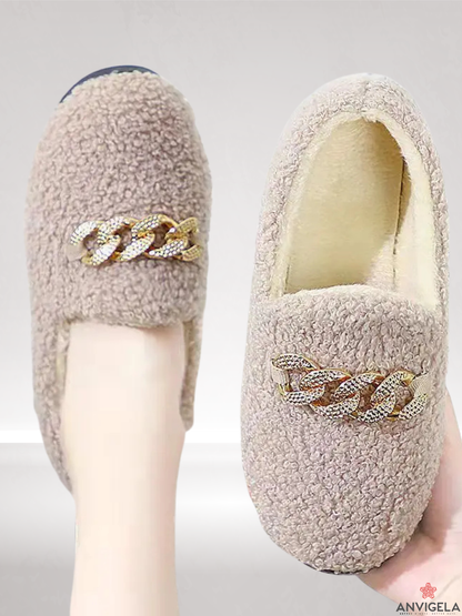 Women Warm Plush Slippers