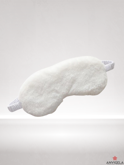 Cute Plush Sleep Silk Eye Mask