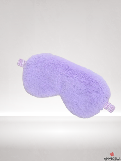 Cute Plush Sleep Silk Eye Mask