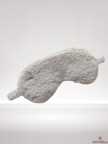 Cute Plush Sleep Silk Eye Mask