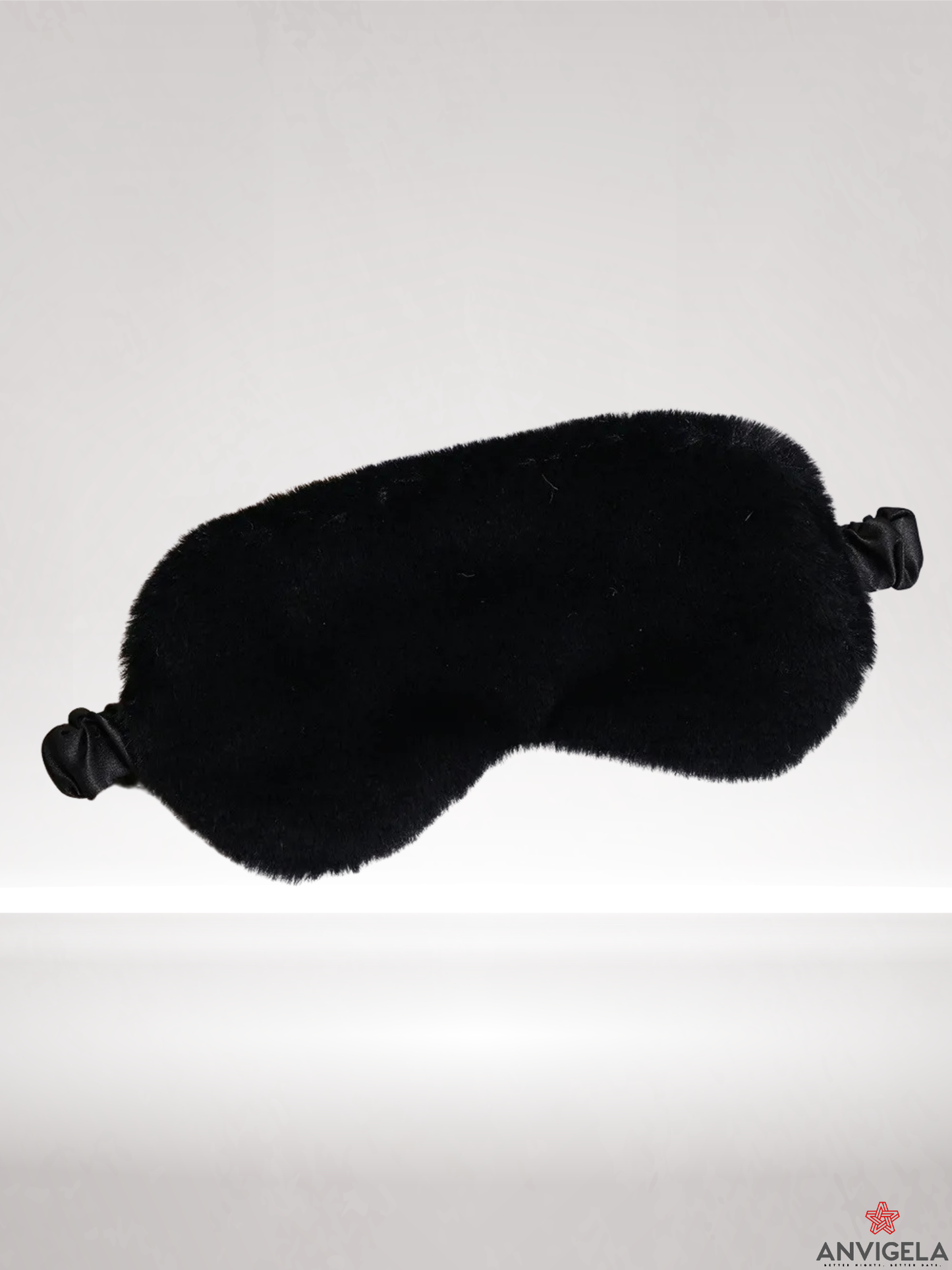 Cute Plush Sleep Silk Eye Mask