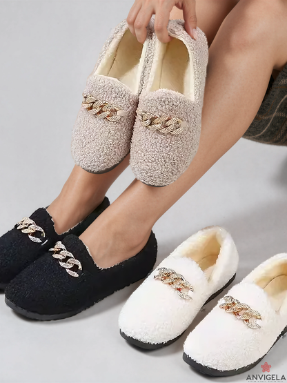 Women Warm Plush Slippers
