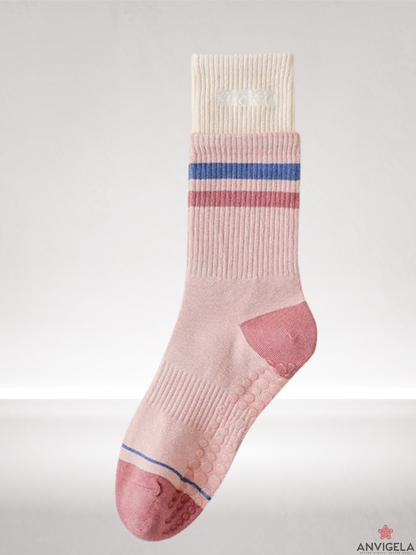 Cotton Non-Slip Yoga Fitness Socks