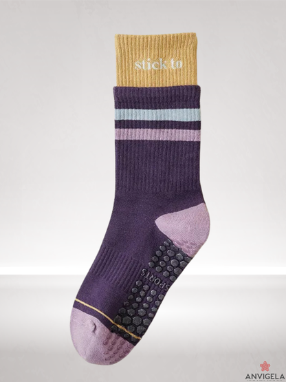 Cotton Non-Slip Yoga Fitness Socks