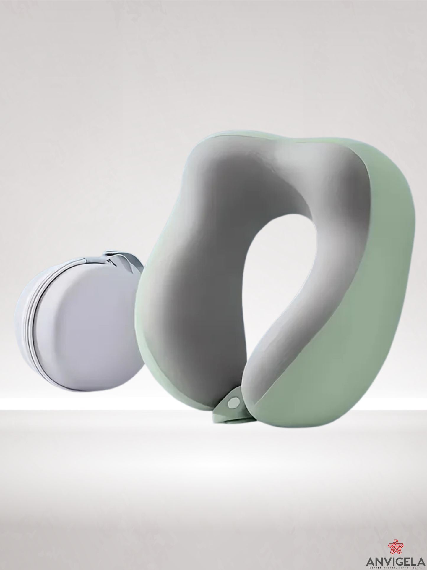 U-Shaped Travel Pillow Set with Bag