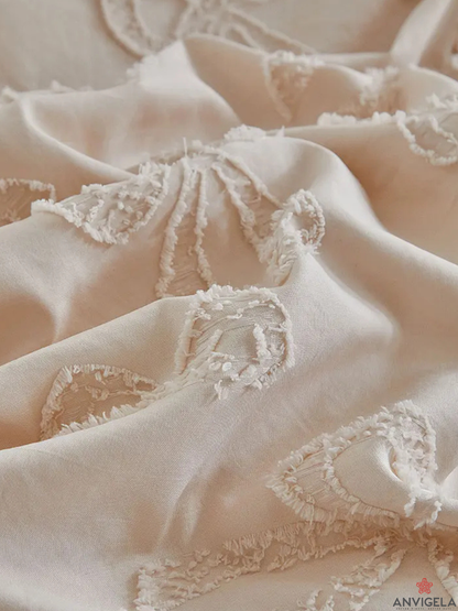 Nordic Bow Leaf Duvet Cover Set