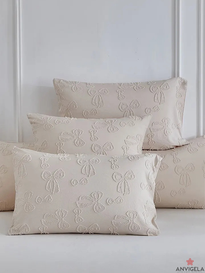Nordic Bow Leaf Duvet Cover Set