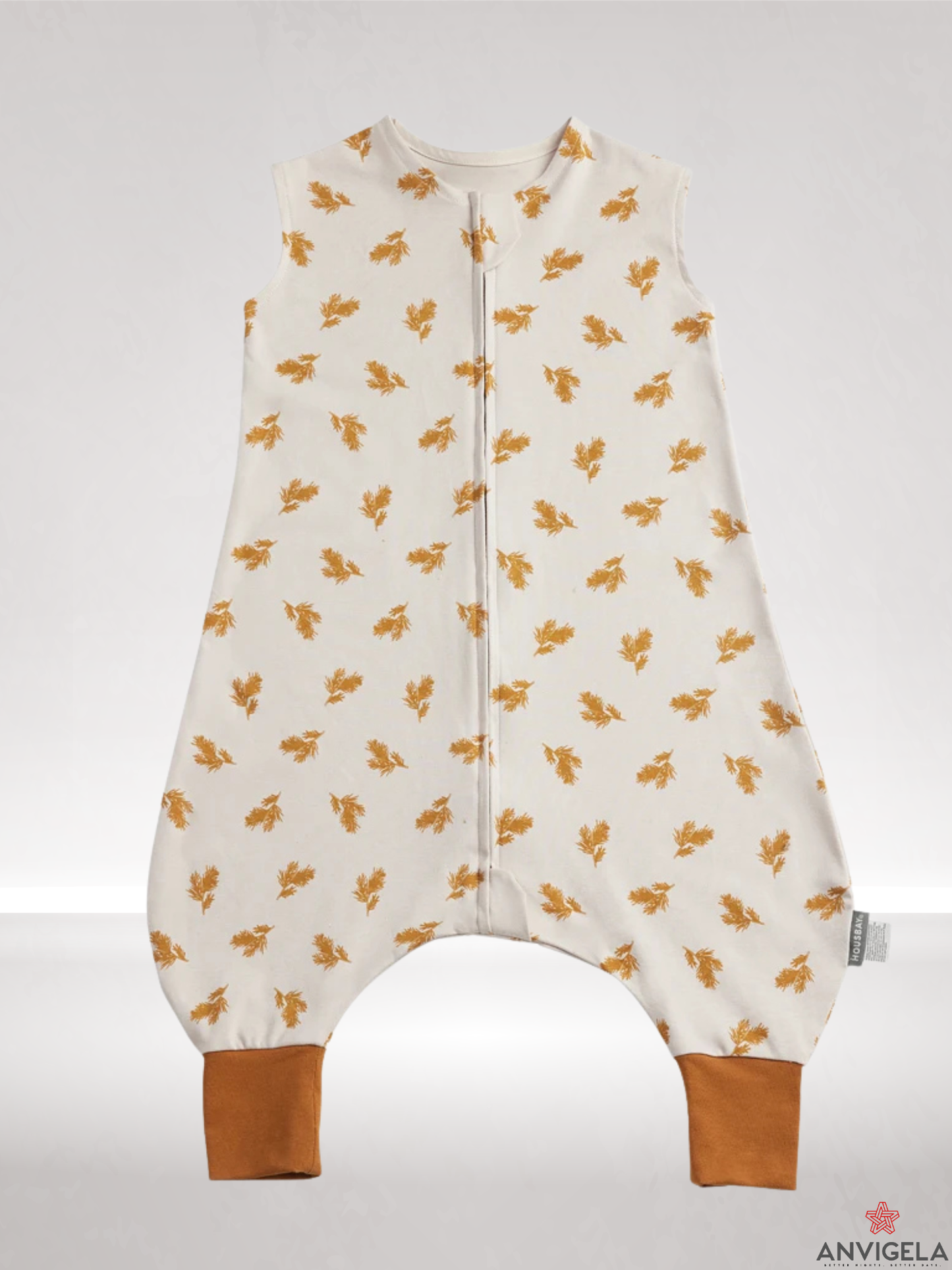 Kids Cotton Sleeping Bag – Summer Breathable Grass Print