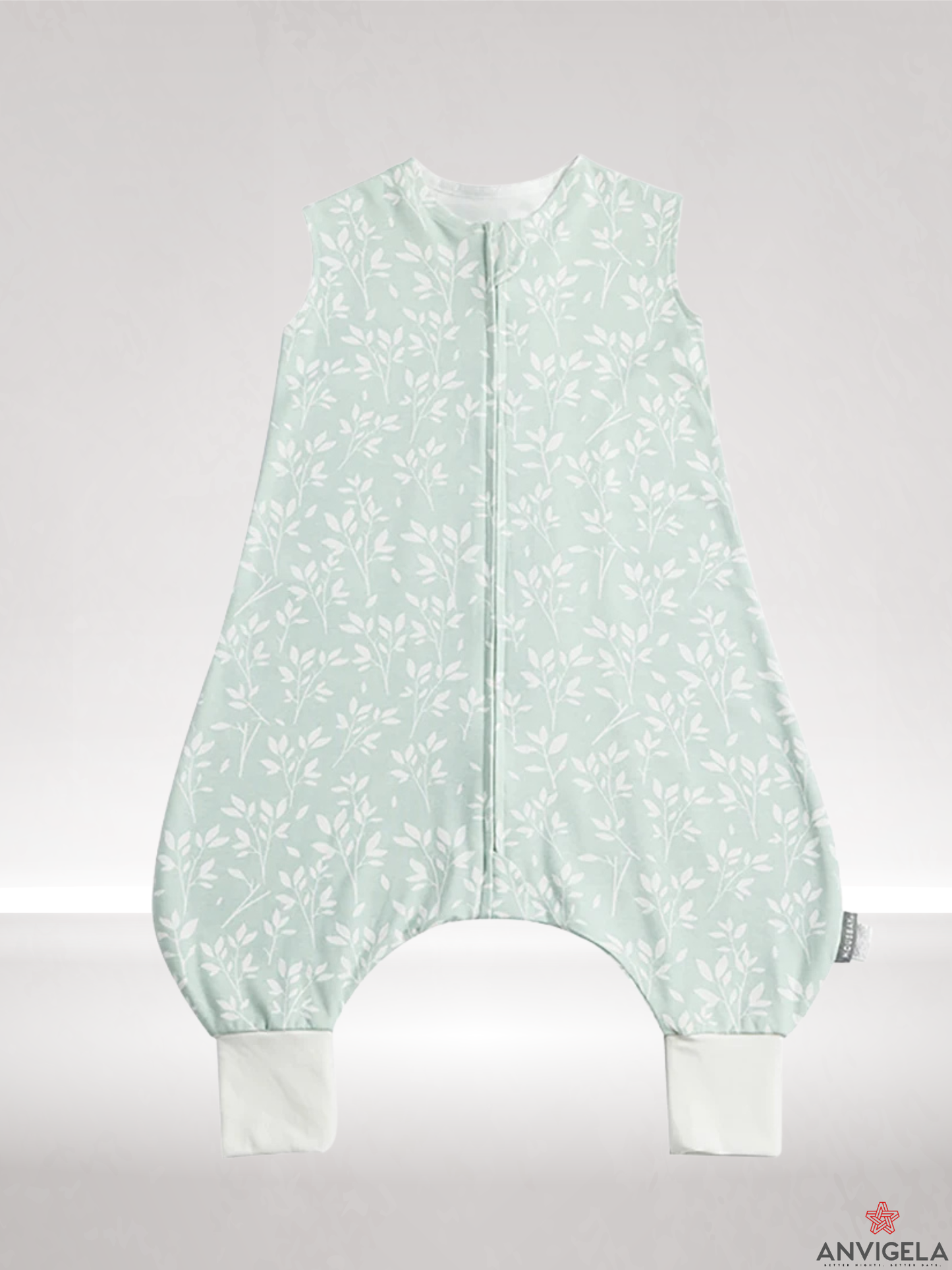 Kids Cotton Sleeping Bag – Summer Breathable Grass Print