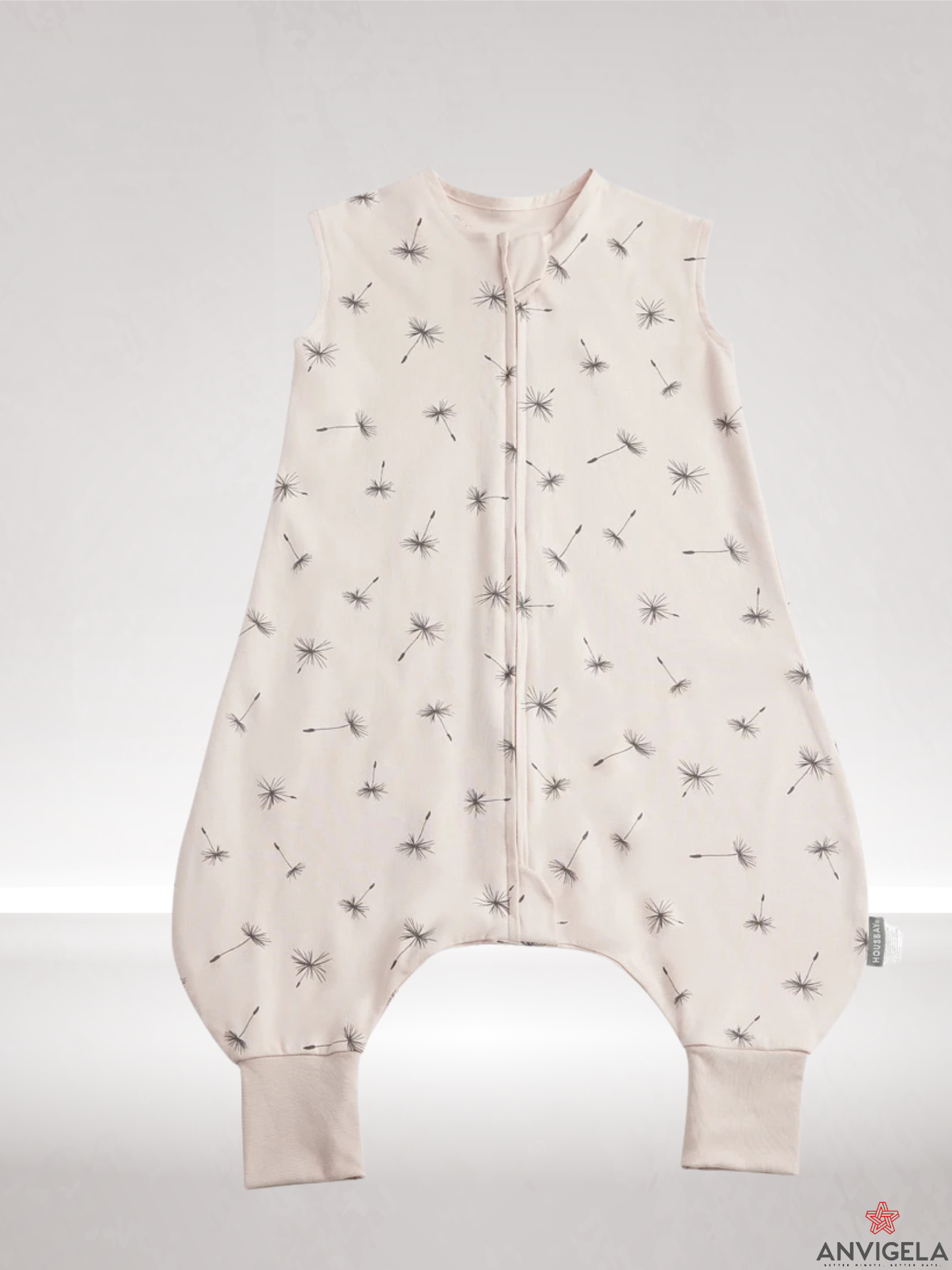 Kids Cotton Sleeping Bag – Summer Breathable Grass Print