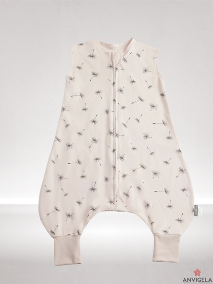 Kids Cotton Sleeping Bag – Summer Breathable Grass Print