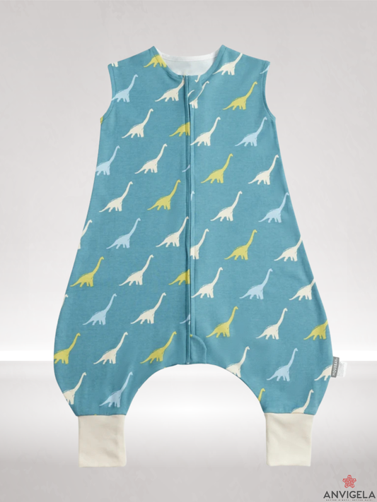 Kids Cotton Sleeping Bag – Summer Breathable Grass Print