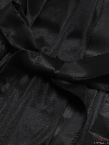 Women's Luxury Satin Nightwear Set – Elegant Nightgown & Robe