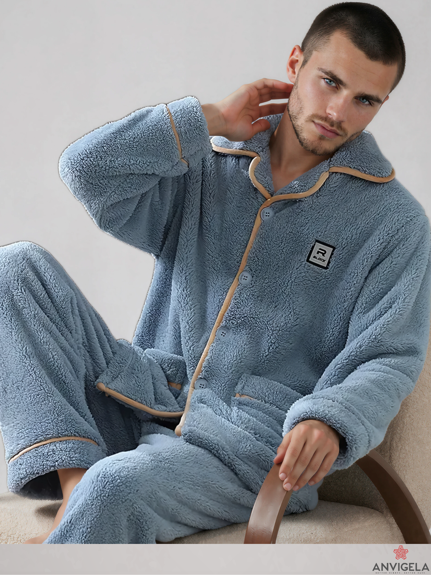 Men’s Cozy Fleece Sleepwear Set