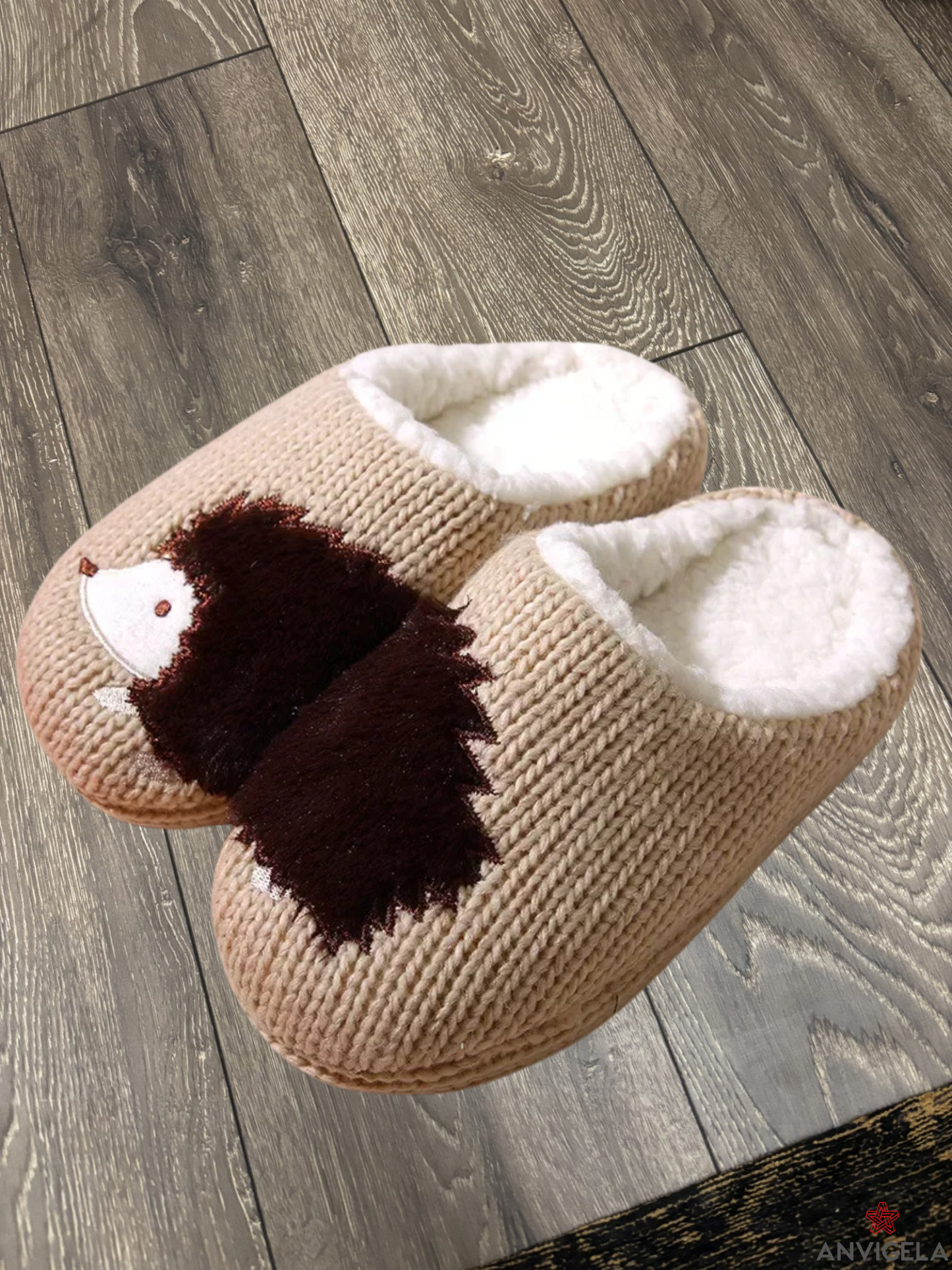 Women Cartoon Dog Soft Slippers