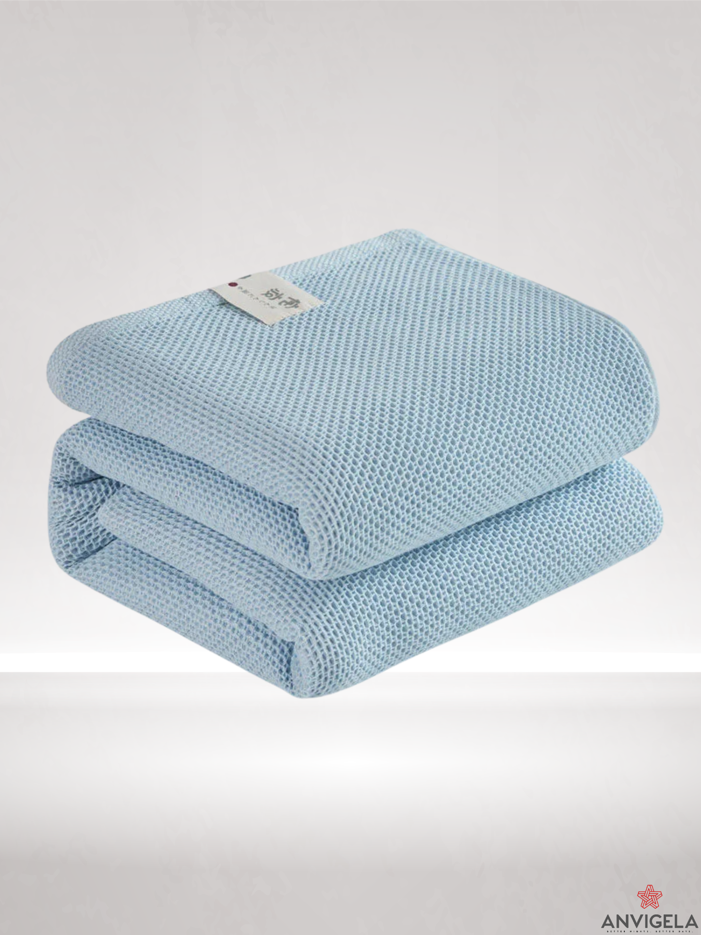 Cotton Waffle Blanket for Bed and Sofa